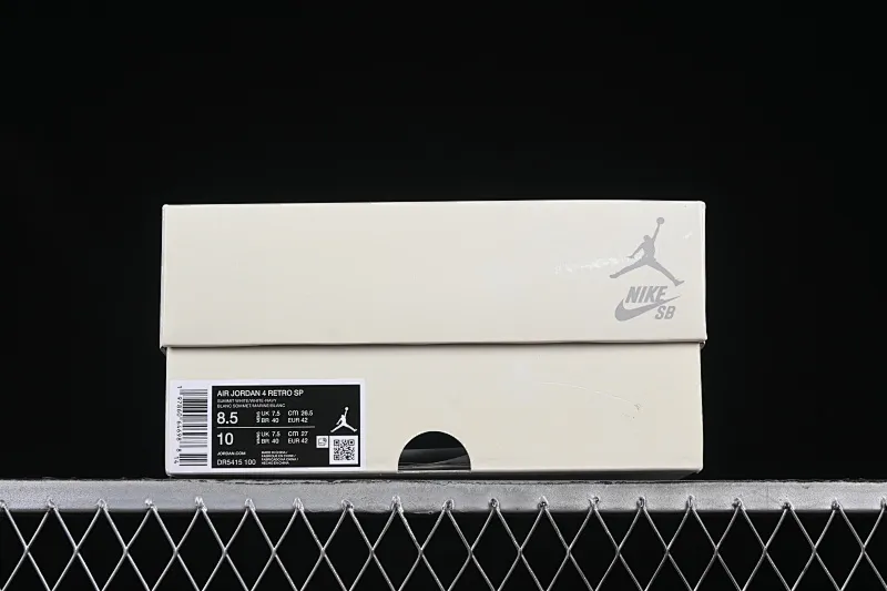 All categories Air Jordan Jordan series basketball shoes Air Jordan 4 GX foreign trade version Nk SB x Air Jordan 4 "Navy" AJ4 Joe 4 joint white and blue DR5415-100